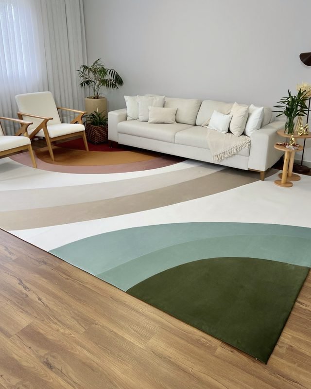 Tapete retangular em veludo Veludo ...