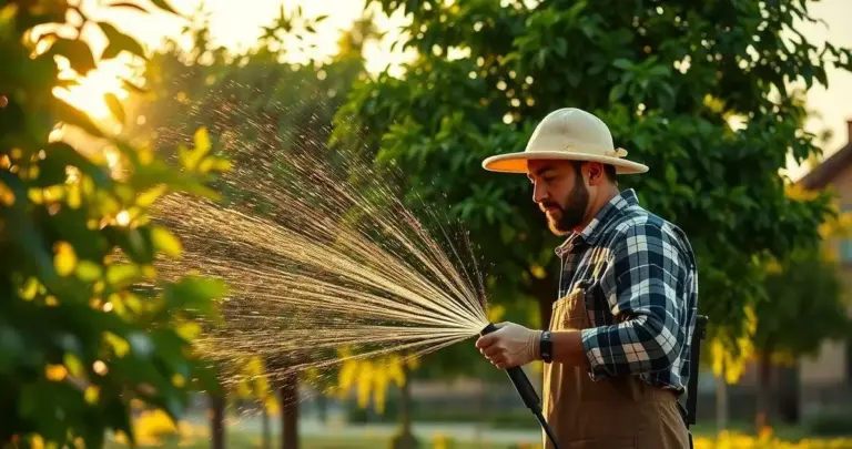irrigação de arvores