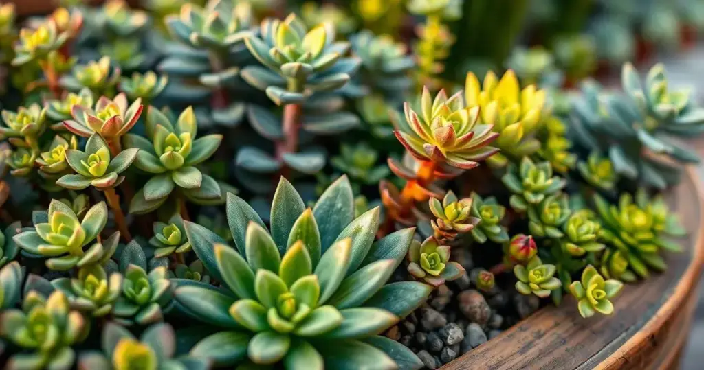 jardim de suculentas