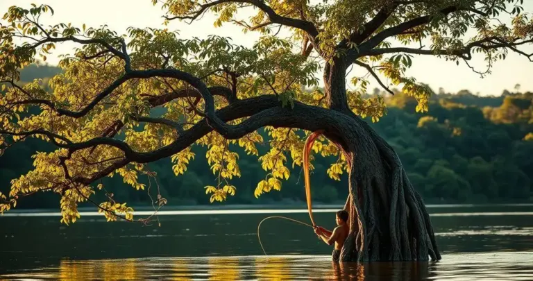 o timbó a árvore que pesca