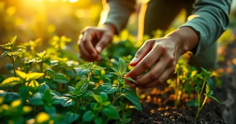 pragas em hortas de temperos