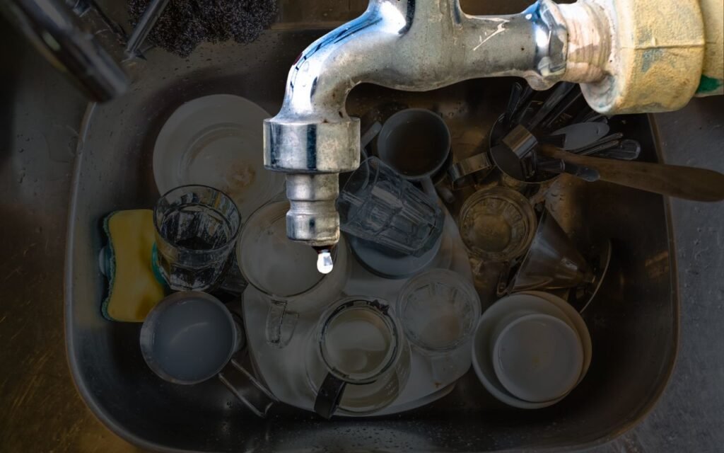 Sem gastar água? SIm, foi revelado o processo adequado de lavar a louça sem desperdiçar um bem tão caro e precioso; aprenda.