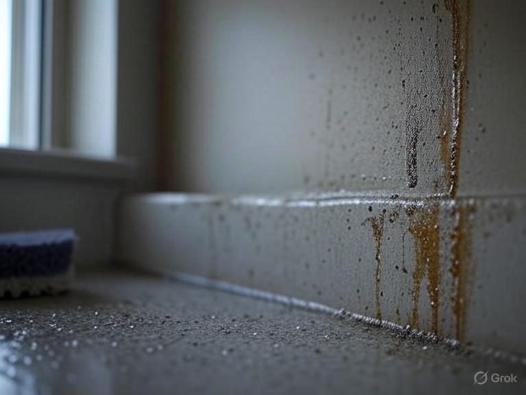 Parede da cozinha engordurada antes da limpeza: veja como remover a sujeira!