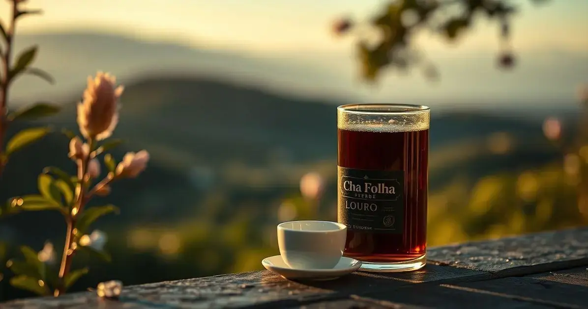 chá de folha de louro