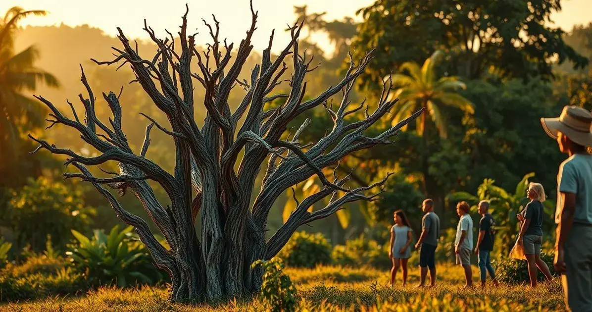 como a chuva acida afeta as arvores