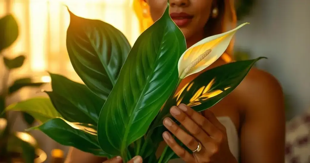 como cuidar do lírio da paz