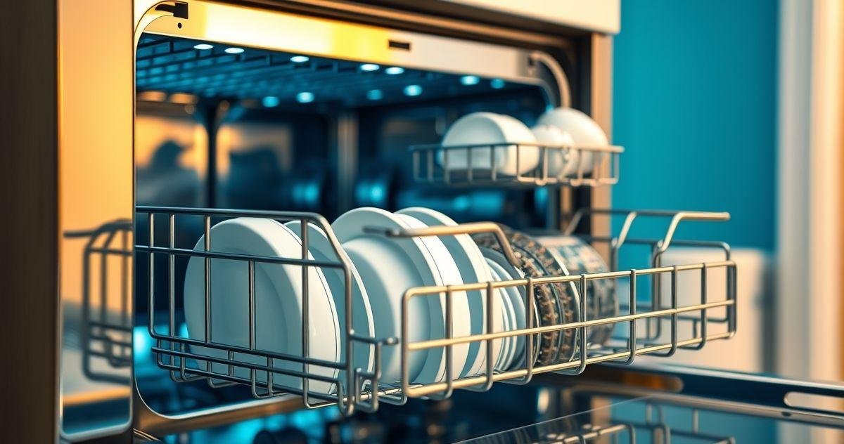 como limpar a máquina de lavar louça