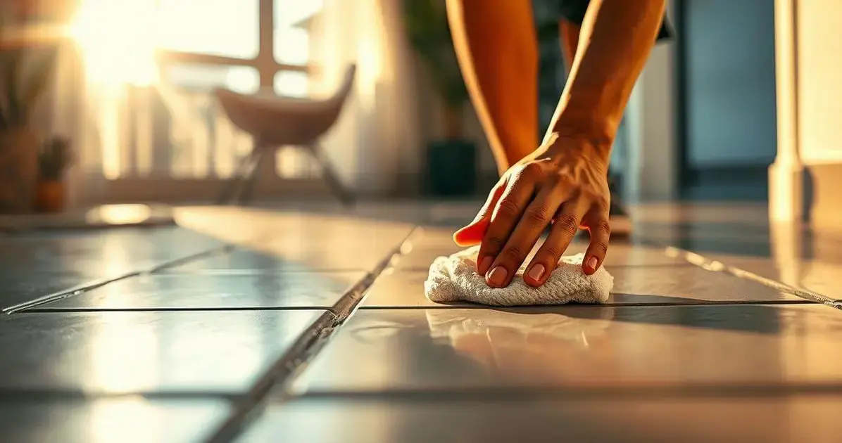 como limpar o rejunte do piso