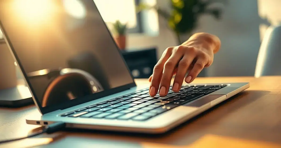 como limpar o teclado do notebook