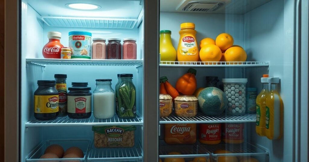 como organizar a geladeira side by side