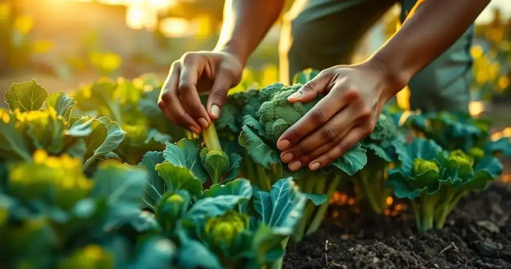 como plantar brócolis