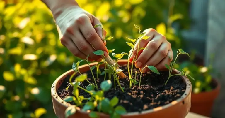 como plantar ervilha