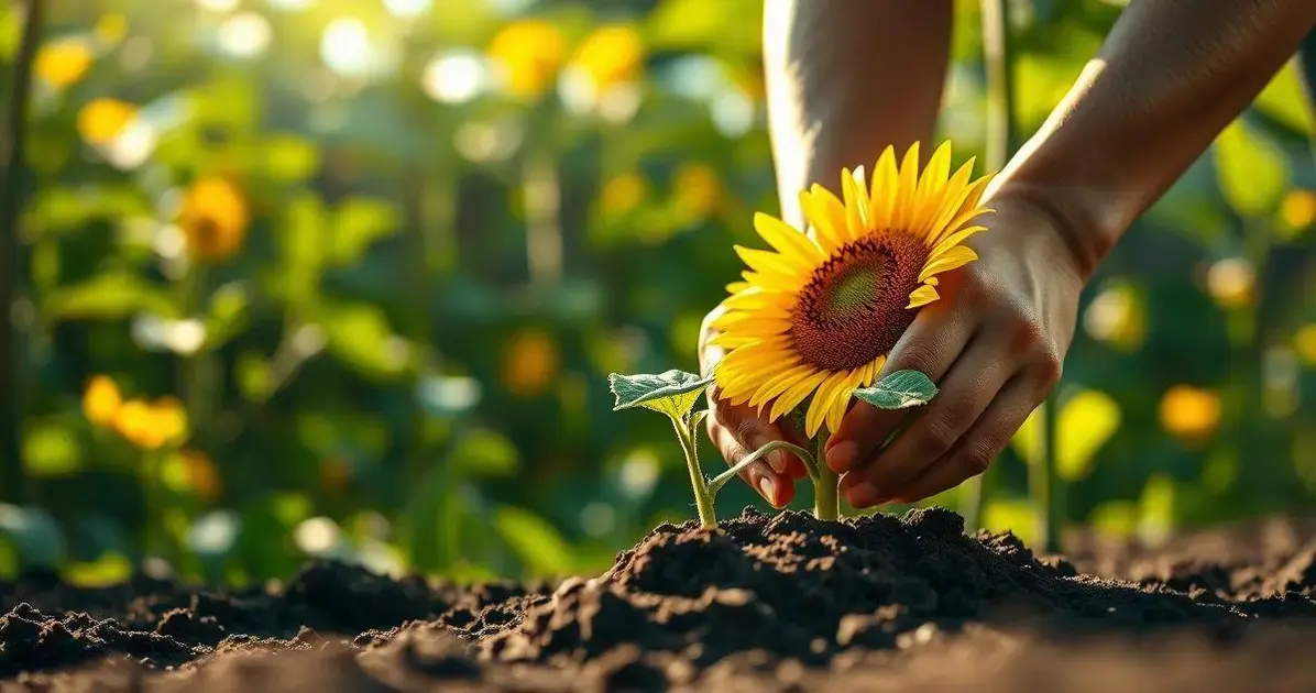 como plantar girassol