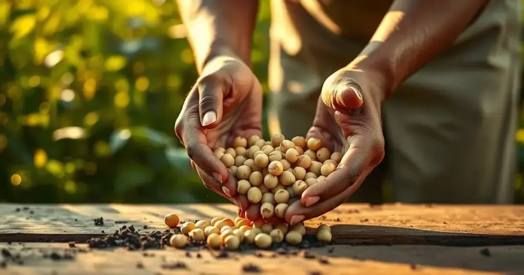 como plantar grão de bico