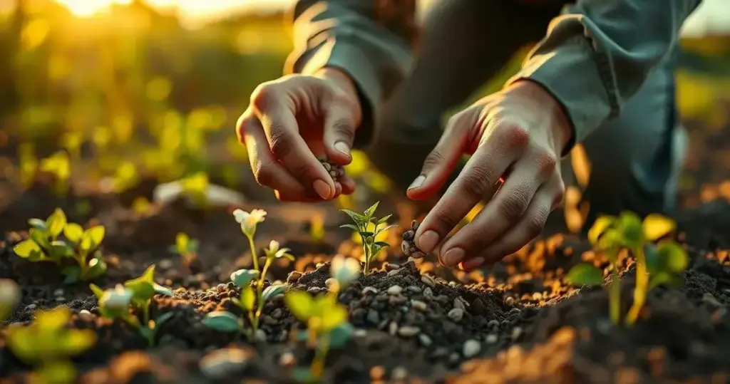como plantar lentilha