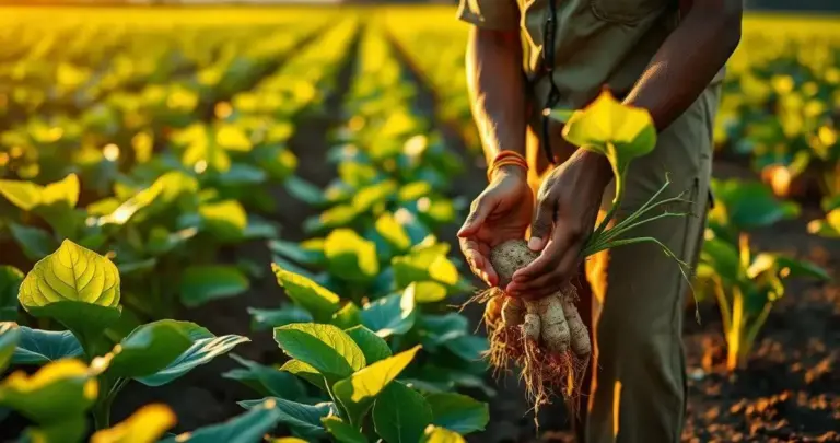como plantar mandioca