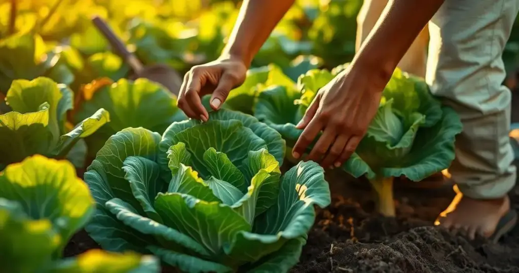 como plantar repolho