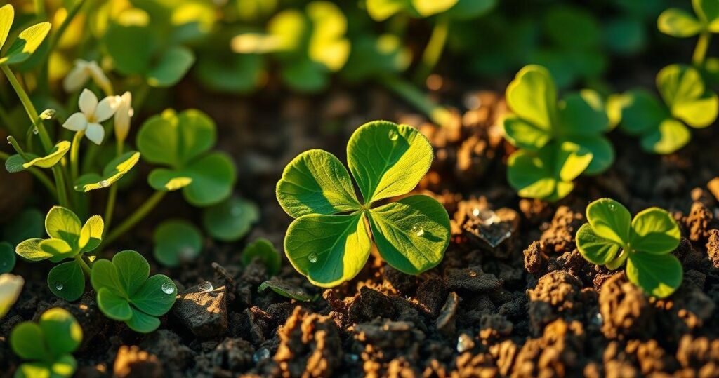 como plantar trevos de quatro folhas