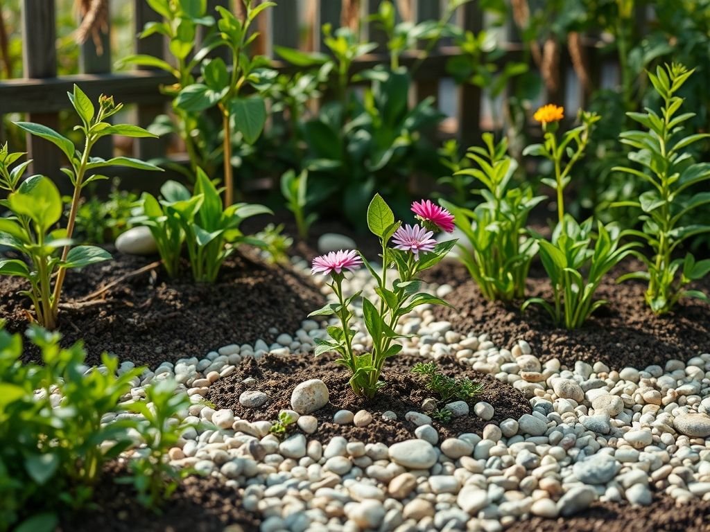 Como plantar flores em um jardim de pedras com suculentas: guia passo a passo.