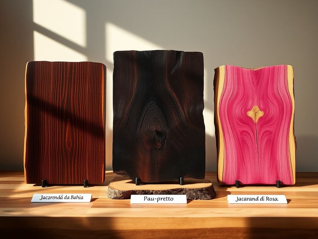 Jacarandá-da-Bahia, Caviúna e Rosa: conheça as principais espécies da madeira nobre brasileira.