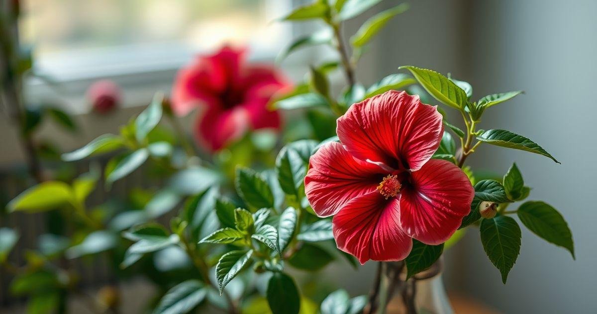 cuidados com o hibisco em vaso