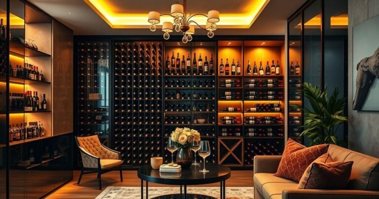 decoração com adega