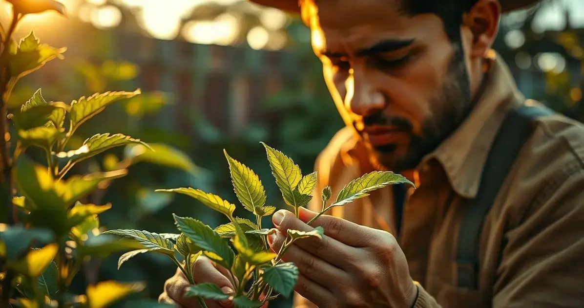 deficiência de nutrientes nas plantas