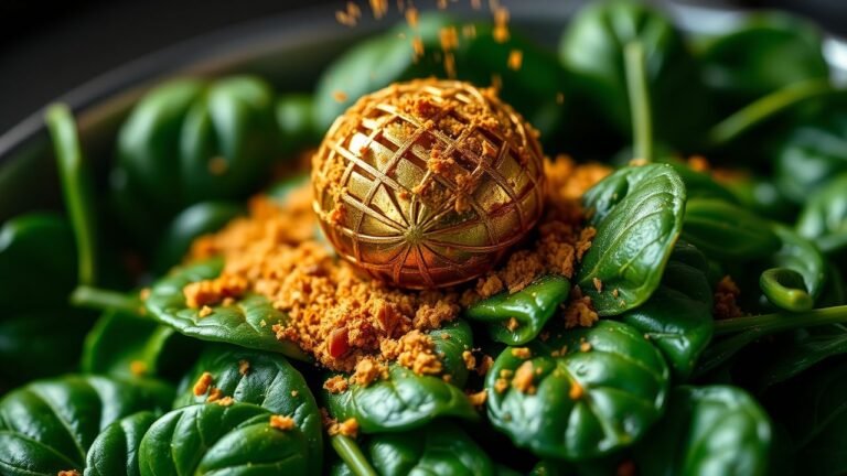 A noz-moscada que combina perfeitamente com o espinafre refogado