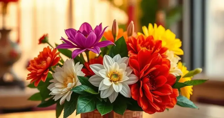 flores para o ano novo chinês