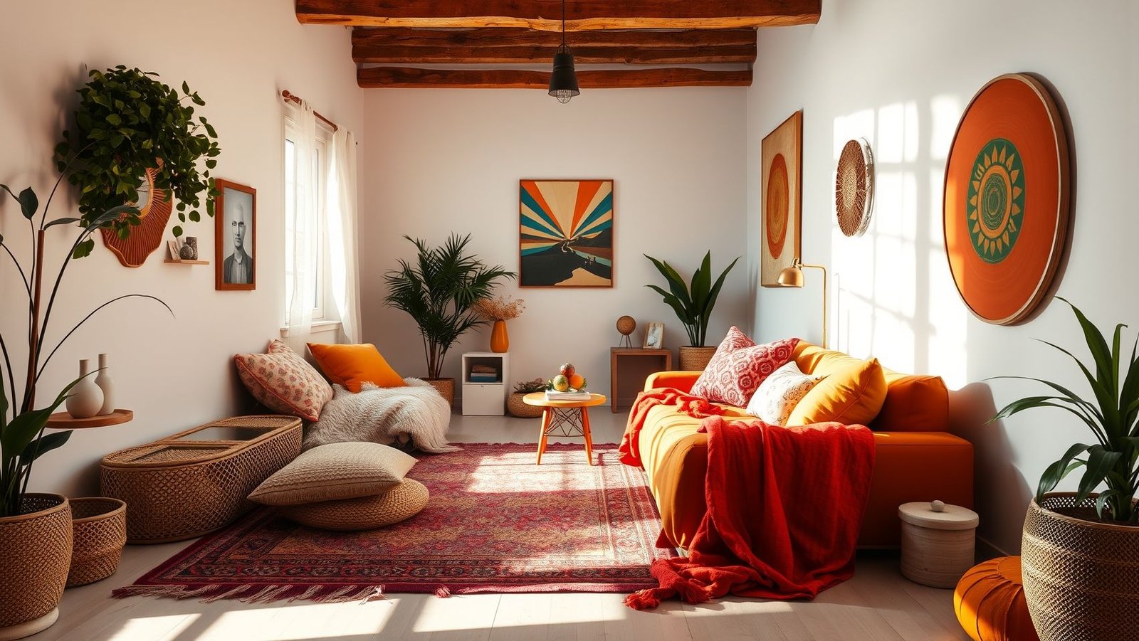 Decoração de studio com cores claras e texturas aconchegantes: dicas para criar um ambiente relaxante e convidativo em apartamentos pequenos.