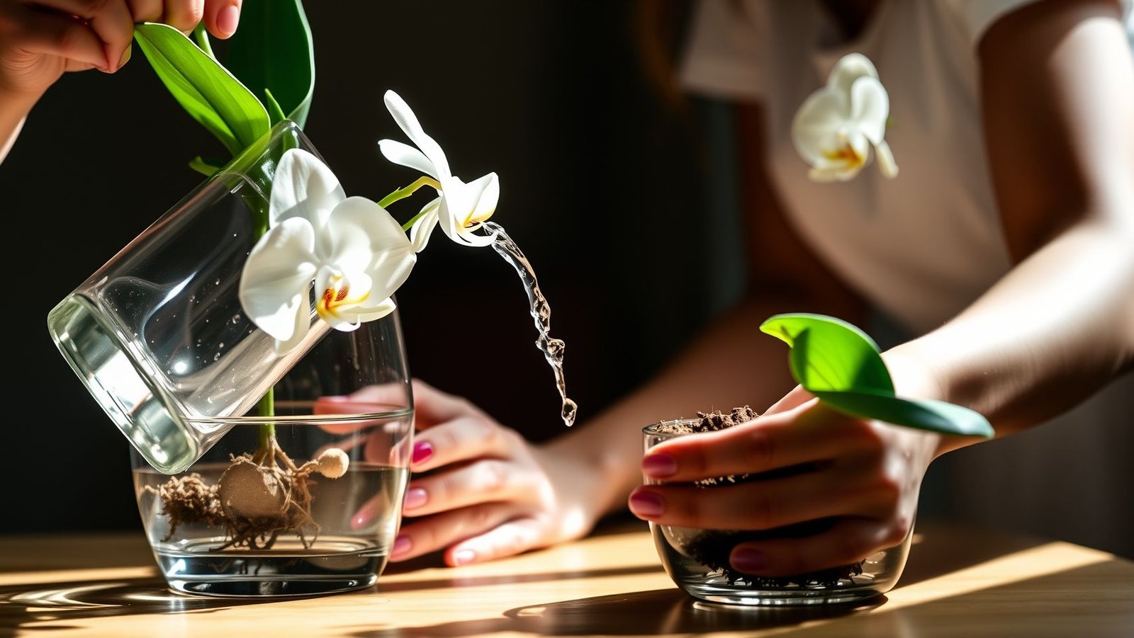 Como regar orquídeas Phalaenopsis: guia passo a passo para evitar o apodrecimento das raízes