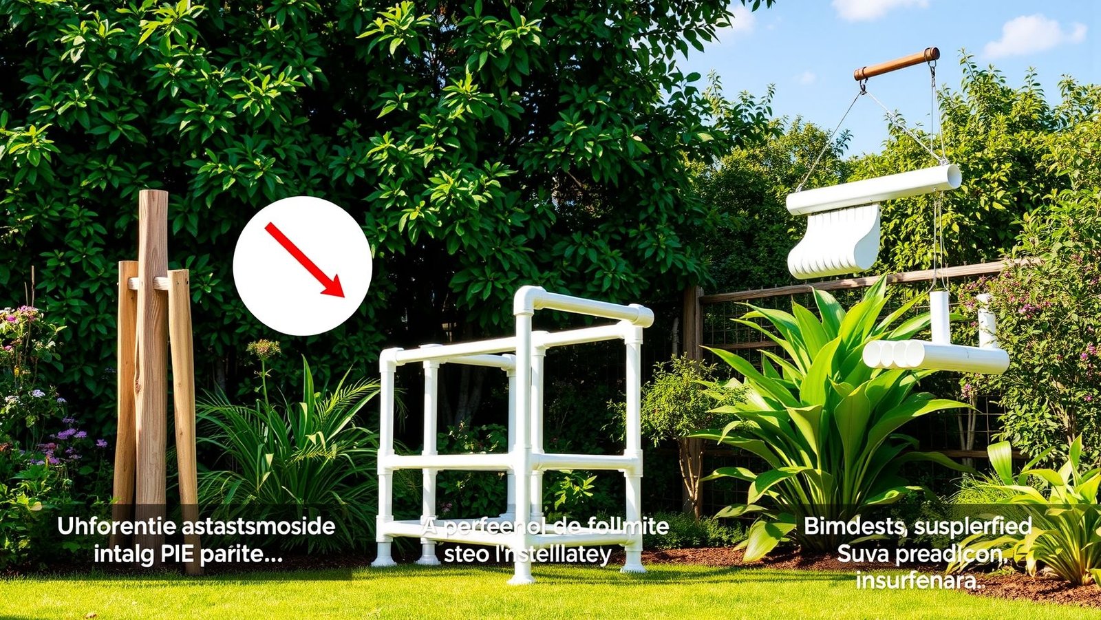 Diferentes formas de instalar sombrite na horta: estrutura de madeira, canos de PVC e suspensa. Guia passo a passo.