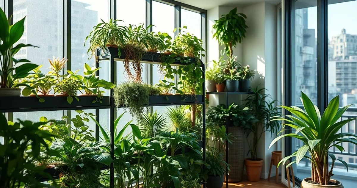 mini estufa para horta vertical em apartamento