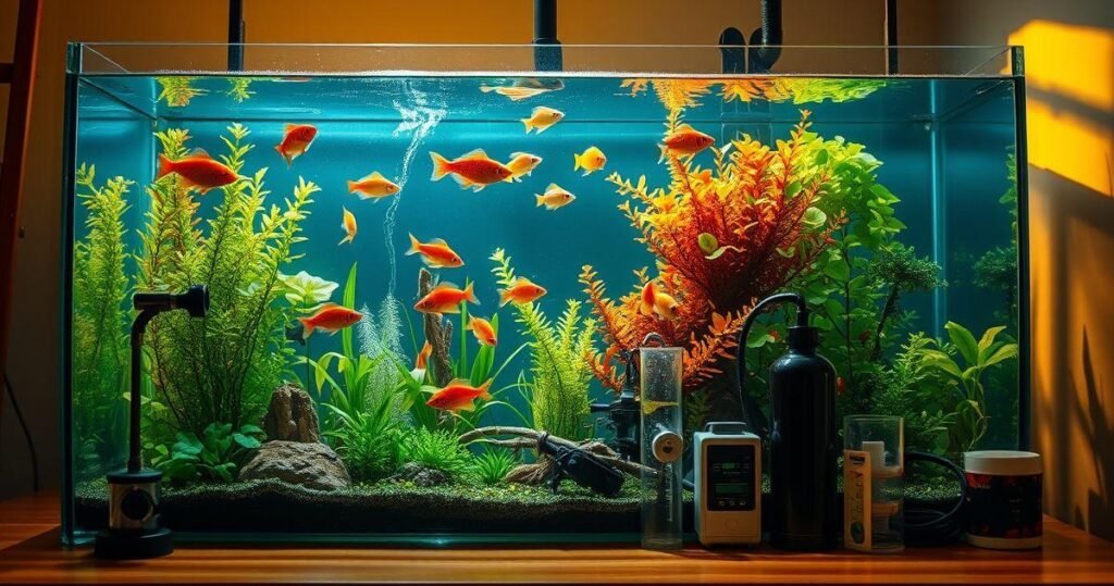 manutenção de aquário em casa