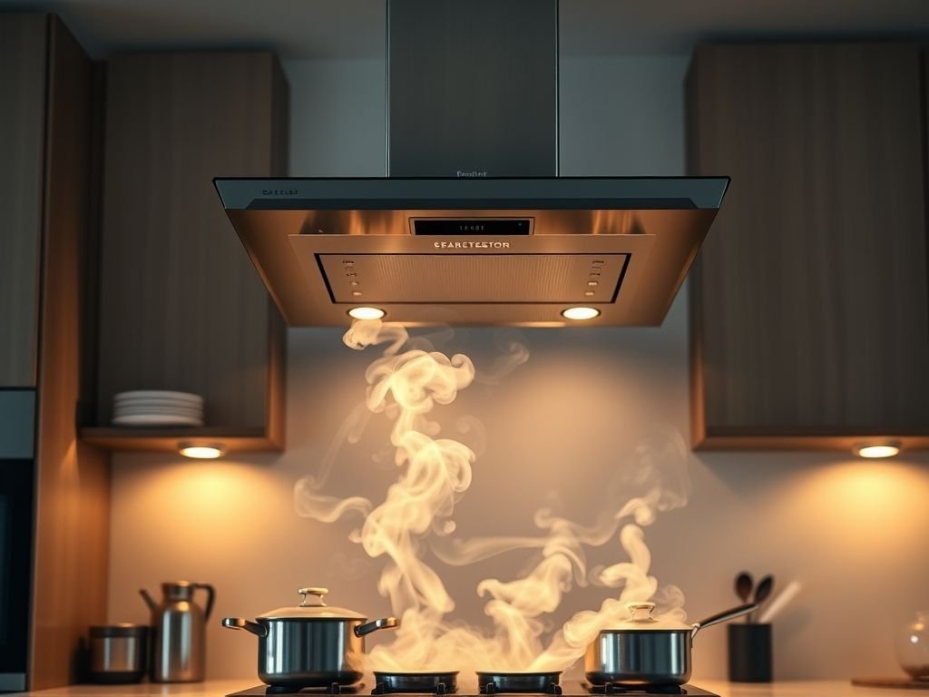 Exaustor na cozinha: a melhor forma de prevenir o acúmulo de gordura nas paredes.