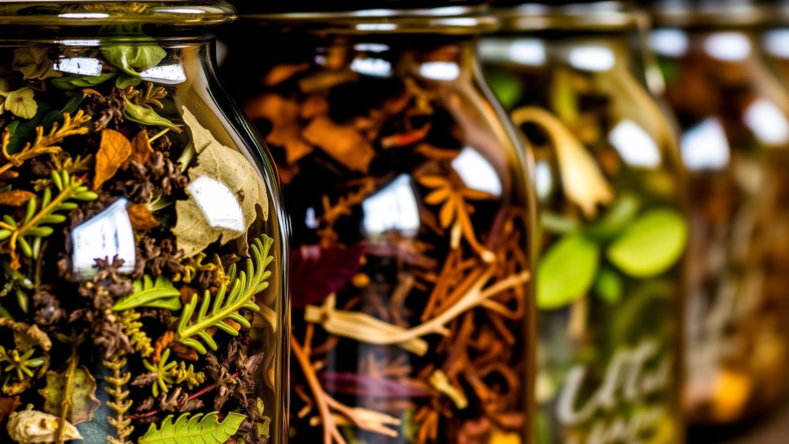 Como armazenar ervas secas para preservar o sabor e o aroma por mais tempo | Potes de vidro herméticos e escuros