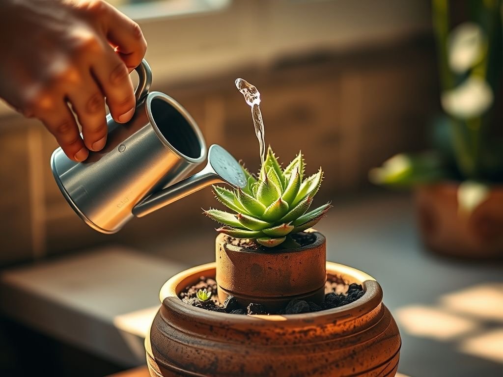 Regando suculentas corretamente. Dicas para regar suculentas e estimular a floração.