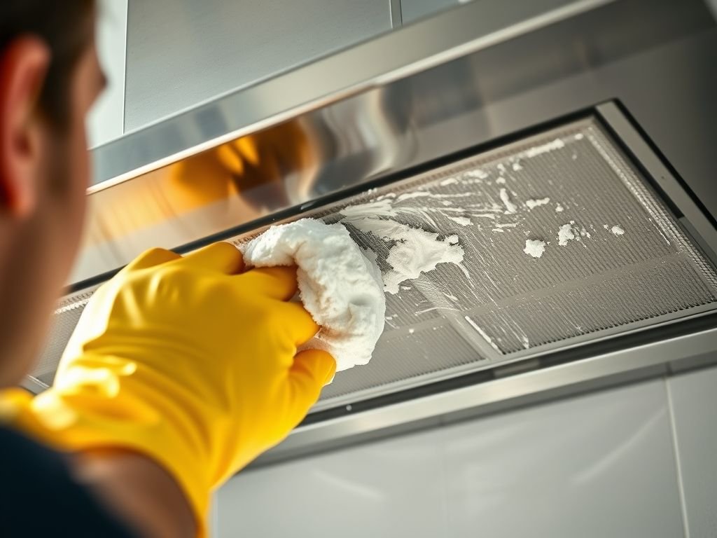 Como remover gordura difícil do exaustor com bicarbonato de sódio