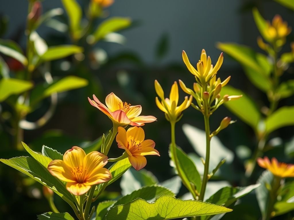 Exposição solar para flores: Guia para escolher as plantas certas para sol pleno e meia sombra, petúnias, lantanas, begônias, amores-perfeitos.