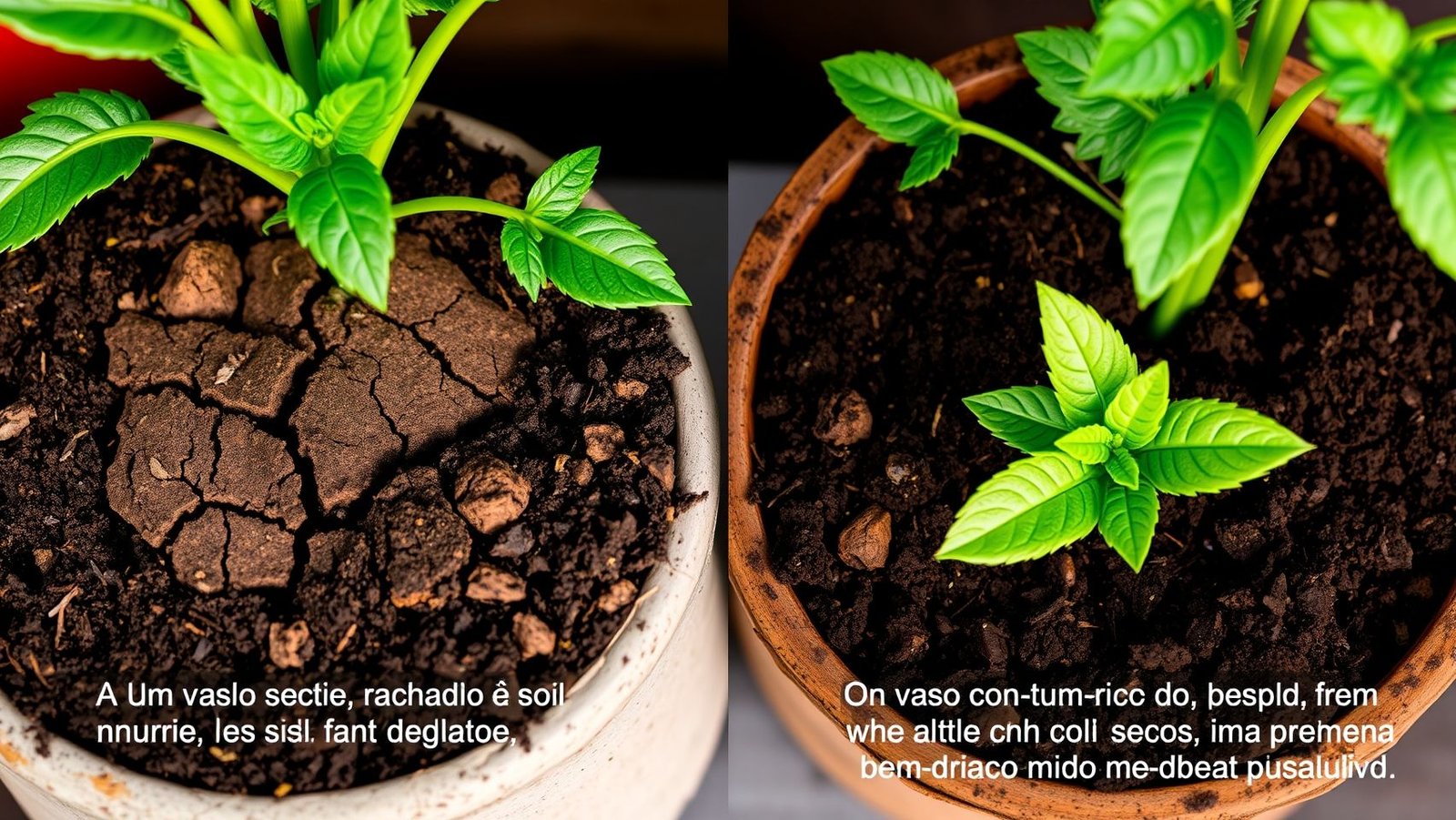Qualidade do Solo: Comparativo entre solo ideal e solo inadequado para o cultivo de Ora-Pro-Nóbis.