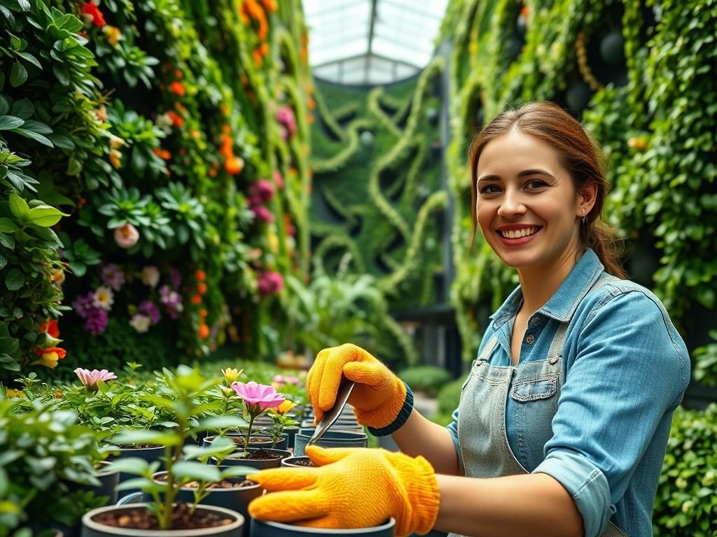 Montando um jardim vertical passo a passo: guia completo para iniciantes.