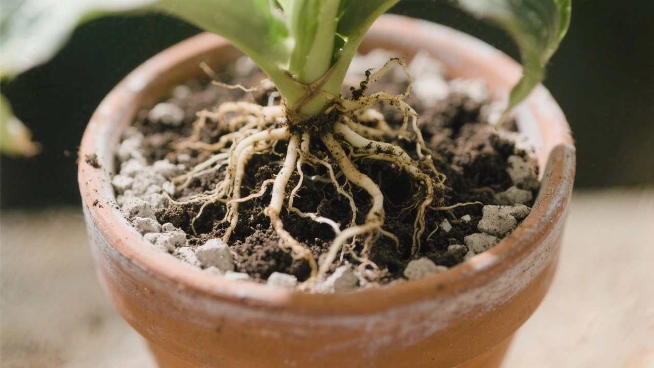 Aeração do solo com argila expandida para raízes saudáveis.