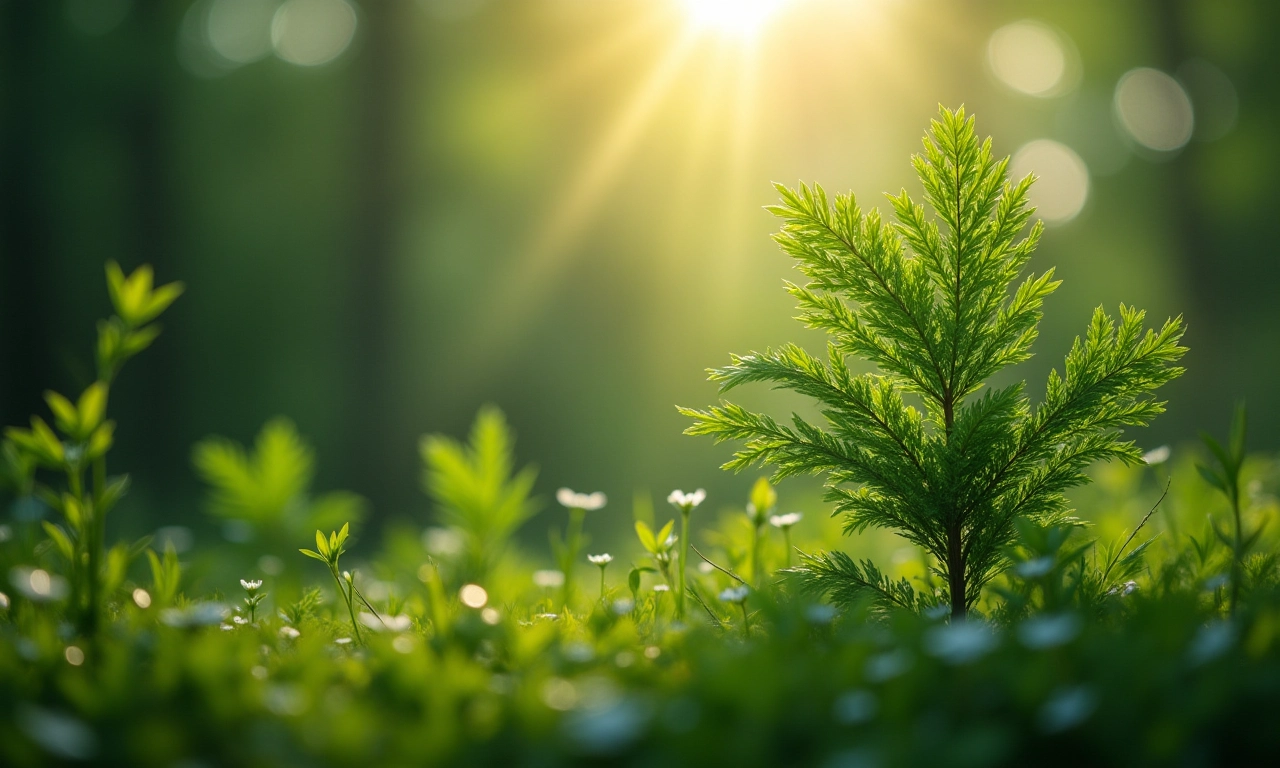 Árvores nativas protegidas de pragas com métodos orgânicos de controle.