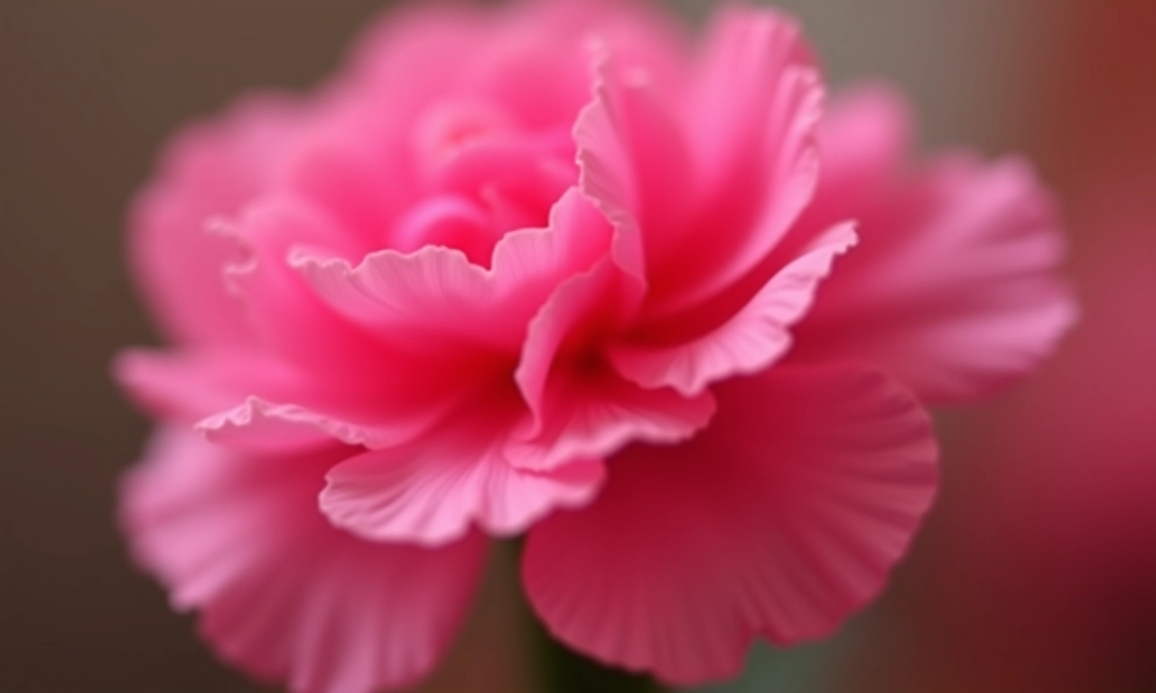 Cravo rosa delicado simbolizando amor maternal.