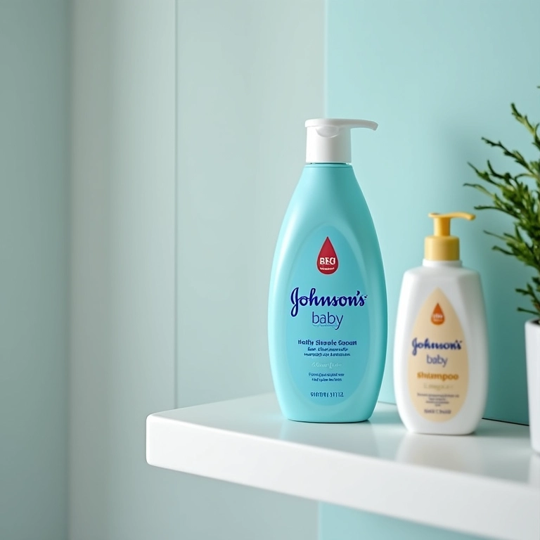 Frasco de Shampoo Johnson's Baby Sem Lágrimas.