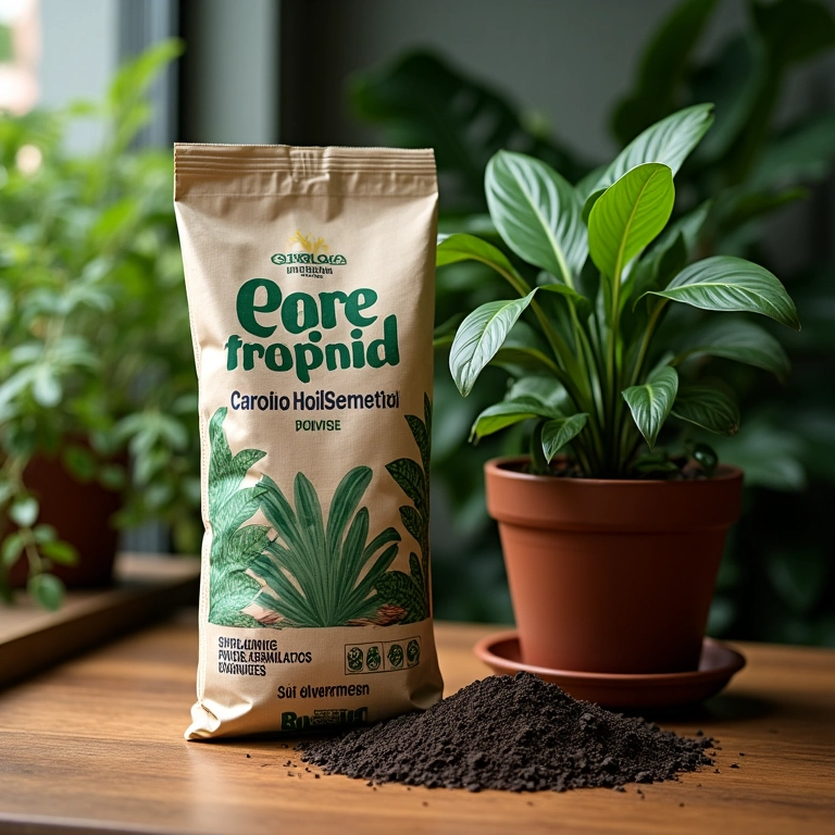 Substrato Carolina Soil para Plantas Ornamentais e Filodendro-Brasil.