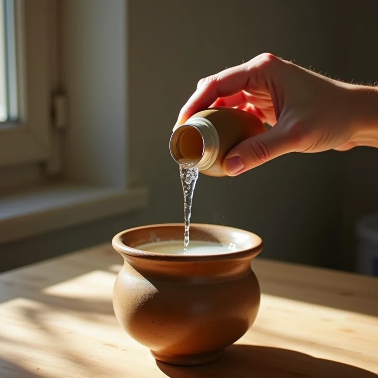 Água oxigenada sendo usada para limpar mancha de curry.