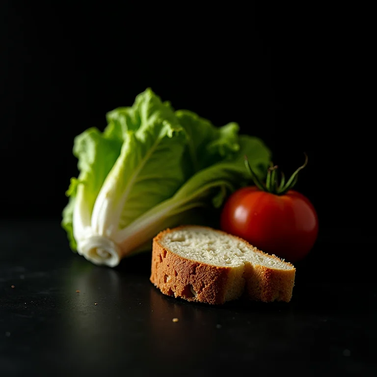 Alimentos estragados representando o impacto ambiental do desperdício.