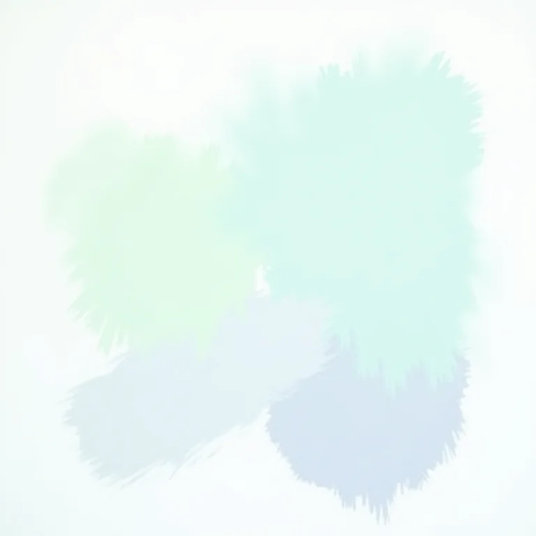 Amostras de tinta em cores relaxantes e calmantes para um ambiente de estudo