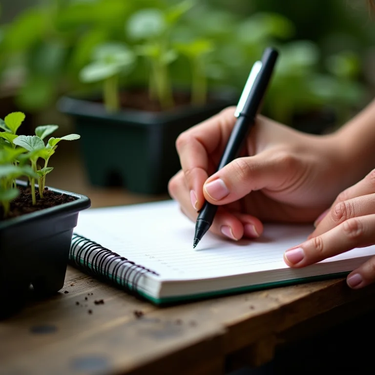 Anotações sobre a aclimatação de plantas.